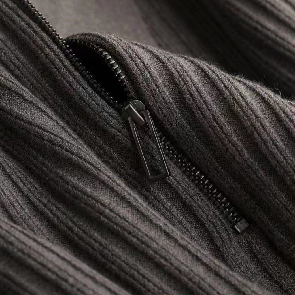 Enzo Half Zip Sweater - MANSLANE