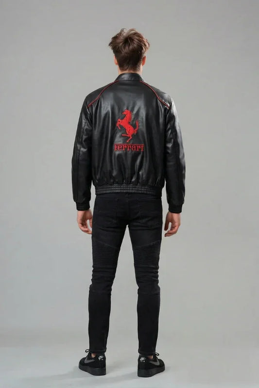 0019 - Ferrari F1 Racing Leather Jacket 2.0