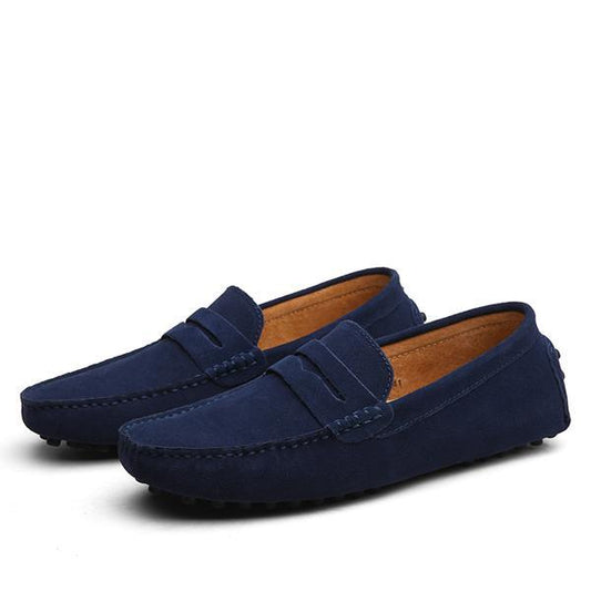 THE IVAN SUADE LOAFERS - MANSLANE