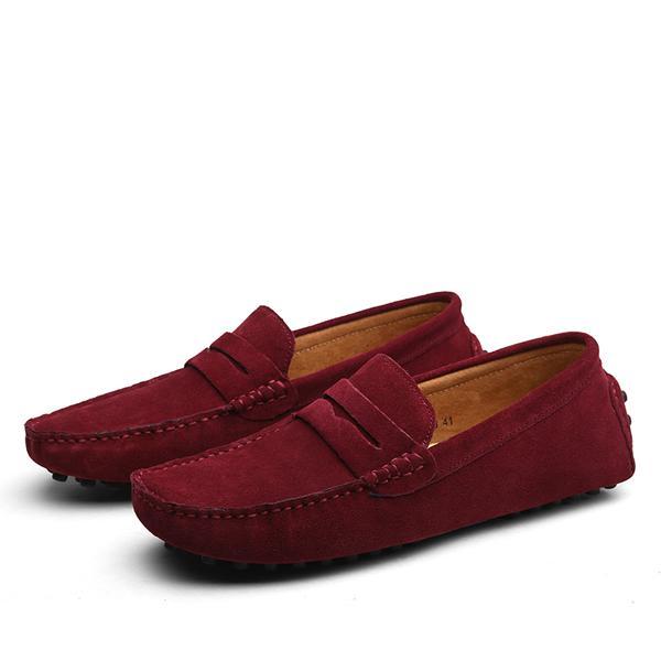 THE IVAN SUADE LOAFERS - MANSLANE