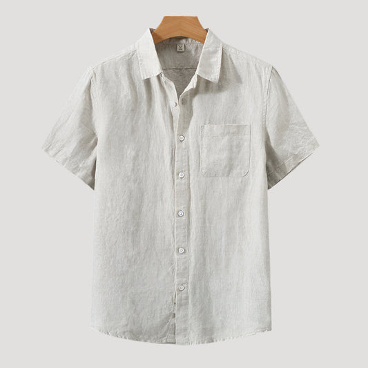 THE SILO LINEN SHIRT - MANSLANE