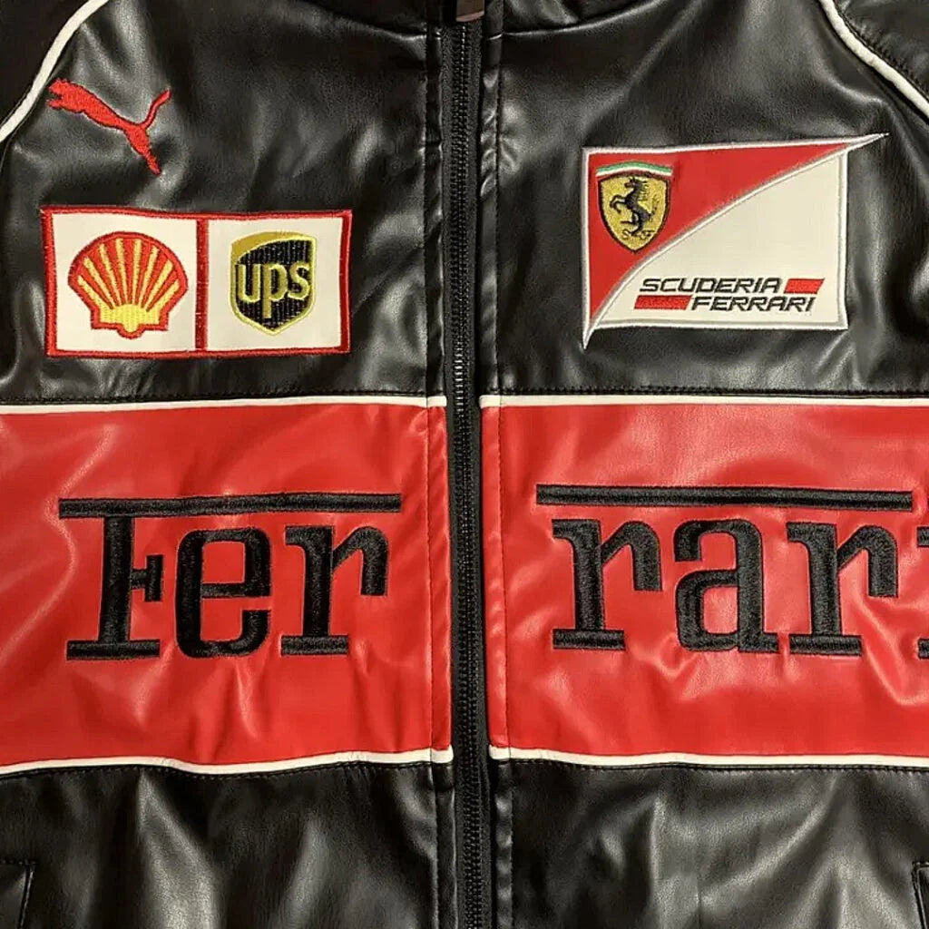 0019 - Ferrari F1 Racing Leather Jacket 2.0