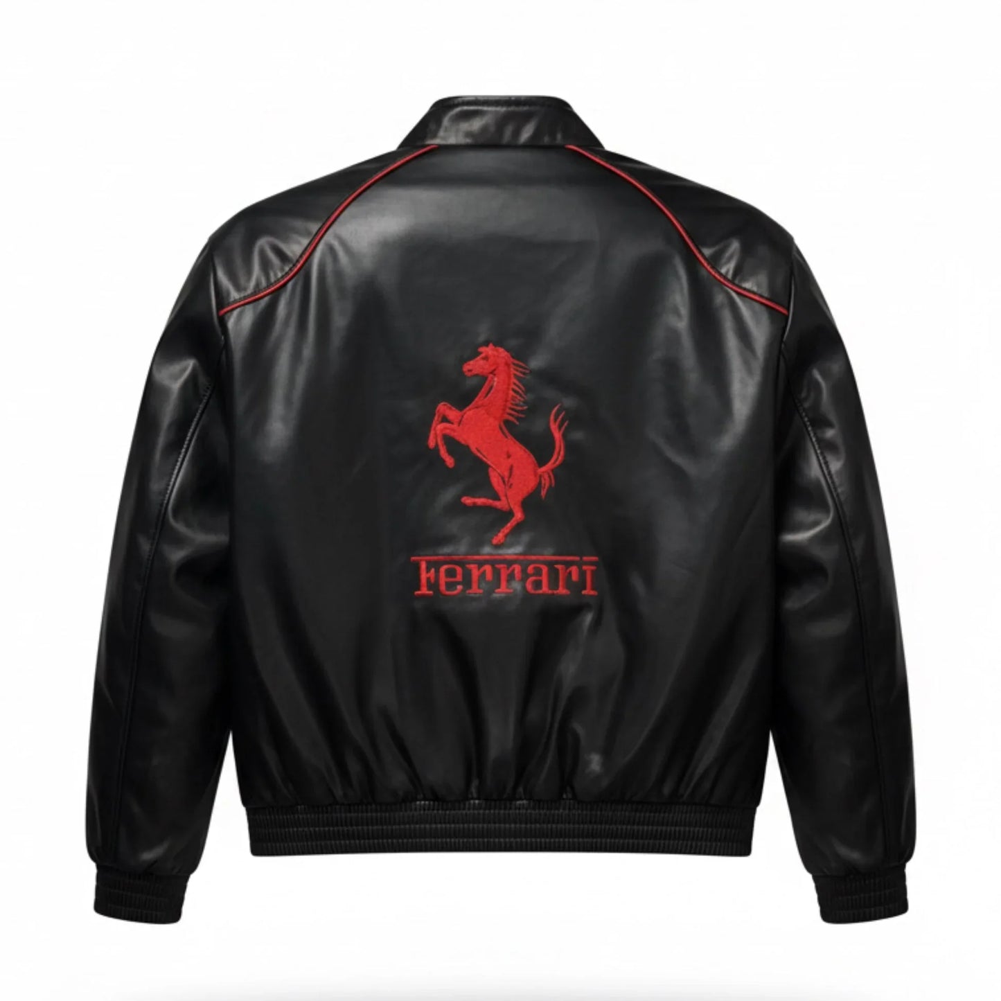 0019 - Ferrari F1 Racing Leather Jacket
