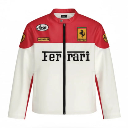 0022 - Ferrari F1 Racing Leather Jacket 3.0