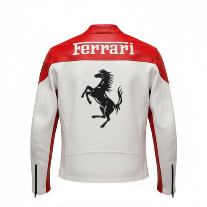0022 - Ferrari F1 Racing Leather Jacket 3.0