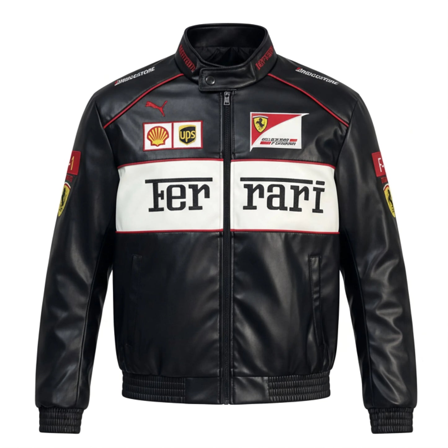 0019 - Ferrari F1 Racing Leather Jacket